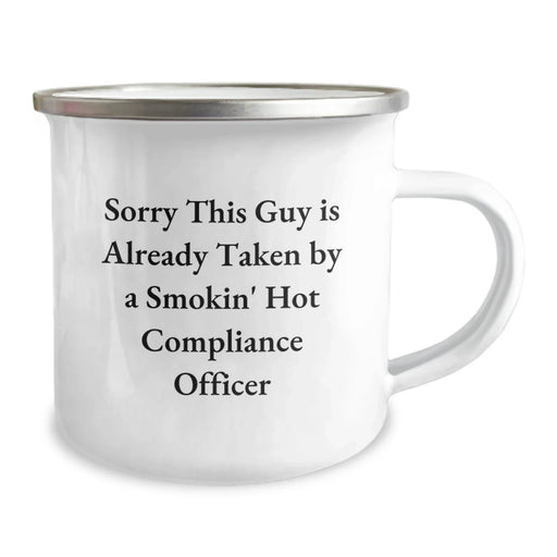 Funny Compliance Officer Camping Mug Gifts from Friends for Men and Women on Christmas - Image 2