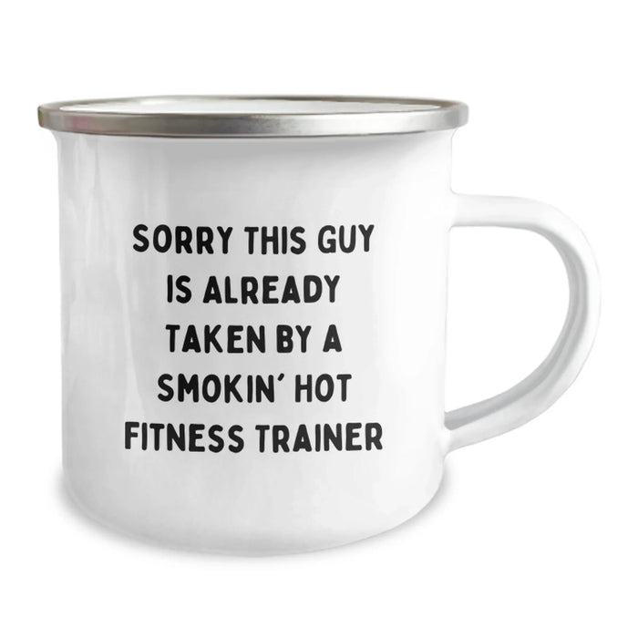 Funny Fitness Trainer Gifts for Men, Birthday Unique Gifts from Friends, Funny Camping Mug for Fitness Enthusiast - Image 2