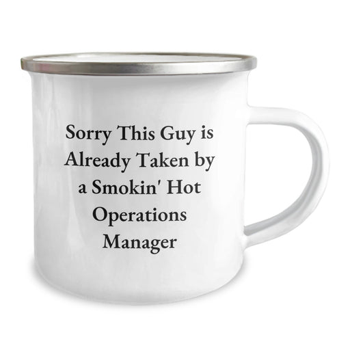 Funny Operations Manager Christmas Unique Gifts for Women, Smokin' Hot Quote Camping Mug, Gifts from Friends, Family, Coworkers - Image 2