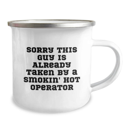 Funny Operator Gifts for Men, Smokin' Hot Operator Christmas Unique Mugs from Friends - Image 2