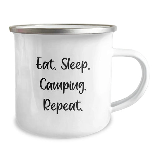 Camping Gifts for Men - Funny Camping Mug, Eat. Sleep. Camping. Repeat., Perfect for Camping Enthusiasts, Christmas Unique Gifts from Friends to Family - Image 2