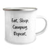 Camping Gifts for Men - Funny Camping Mug, Eat. Sleep. Camping. Repeat., Perfect for Camping Enthusiasts, Christmas Unique Gifts from Friends to Family - Image 2