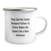 Funny Father Gifts, Christmas Unique Presents for Dad, Camping Mug with They Call Me Father Because Partner In Crime Makes Me Sound Like A Bad Influence Quote, Gifts from Family to Father - Image 2