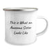Funny Sister Gifts for Her Birthday, Awesome Camping Mug, This 'Is What An Awesome Sister Looks Like' Quote, Gifts from Sister to Sister, Sister Love - Image 2