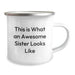 Funny Sister Gifts, Camping Mug, This Is What An Awesome Sister Looks Like, Birthday Unique Gifts from Sister - Image 2