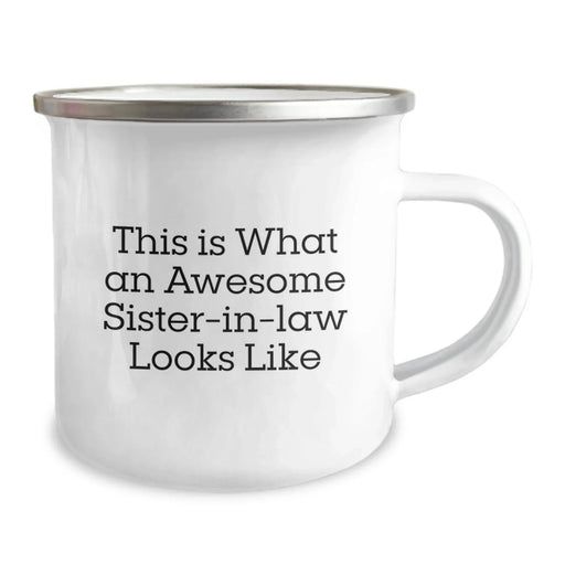 Funny Sister-in-law Gifts from Family, This Is What An Awesome Sister-in-law Looks Like Camping Mug for Sister-in-law Birthday Unique Gifts - Image 2