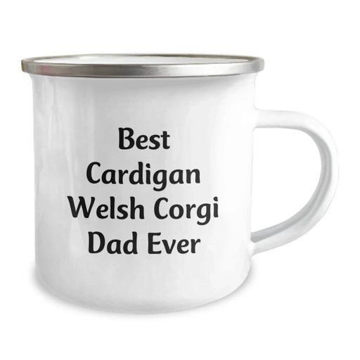 Funny Cardigan Welsh Corgi Dog Dad Gifts for Him on Birthday, Unique Camping Mug for the Best Cardigan Welsh Corgi Dad Ever - Gifts from Men - Image 2