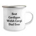 Funny Cardigan Welsh Corgi Dog Dad Gifts for Him on Birthday, Unique Camping Mug for the Best Cardigan Welsh Corgi Dad Ever - Gifts from Men - Image 2