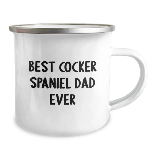 Funny Cocker Spaniel Dog Gifts for Men, Best Dad Ever Camping Mug - Birthday Unique Gift from Men for Cocker Spaniel Dog Lover - Image 2