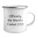 Funny CFO Gifts from Dad - Officially The World's Coolest Cfo Camping Mug, CFO Unique Gifts on Father's Day - Image 2