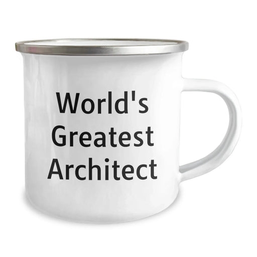 Funny Architect Quote World's Greatest Architect Gifts from Men to Friends Christmas Unique Gifts for Architects Camping Mug 12 oz Stainless Steel - Image 2