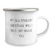 Funny Old English SheepDog Camping Mug Gifts from Friends for Men, Unique Christmas Unique Gifts for Dog Lovers, My 'Old English Sheepdog And I Talk Shit About You' Mugs - Image 2