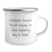 Funny Orthopedic Surgeon Mugs, Christmas Unique Gifts for Him, Camping Mug, 'I'm Not Arguing, I'm Just Explaining Why I'm Right.' - Image 2