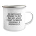 Funny Woodworker Gift Ideas for Men's Camping Mug - Never Forget Why You Became a Woodworker, Birthday Unique Gifts from Men to Woodworker Friends, Inspirational Quote on Stainless Steel Enamel Mug - Image 2