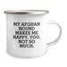 Funny Afghan Hound Dog Lover Gifts from Friends and Family for Birthday Unique Gifts - My Afghan Hound Makes Me Happy You Not So Much Camping Mug - Image 2