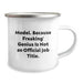 Model Gifts from Friends, Unique Birthday Unique Gifts for the Freaking' genius in Your Life, Camping Mug with Funny Quote - Image 2