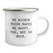 Bichon Frise Dog Lover Gifts from Men and Women - Funny Camping Mug for Birthday - 'My Bichon Frise Makes Me Happy. You, Not So Much.' - Image 2