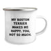 Funny Boston Terrier Dog Lover Gifts from Family for Birthday Unique Presents - Boston Terrier Dog Camping Mug - Image 2