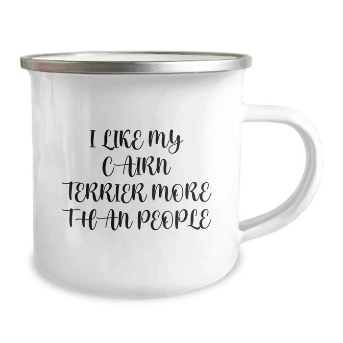 Cairn Terrier Dog Lover's Gift, Funny Quote Mug, Gifts from Friends, Birthday Unique Presents for Men, Women, Family, Camping Mug - Image 2