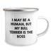 Funny Bull Terrier Dog Camping Mug Gift from Friends for Birthday Unique Presents - Image 2