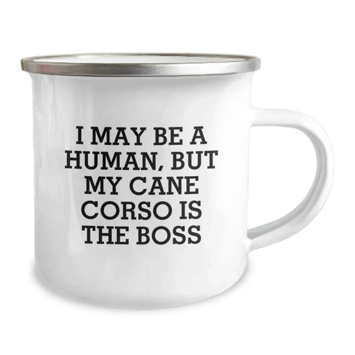 Cute Cane Corso Dog Lover Gifts from Men to Friends - Funny Birthday Unique Gifts for Cane Corso Dog Owners Camping Mug - Image 2