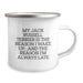 Funny Jack Russell Terrier Dog Gifts - Valentine's Unique Mugs for Camping Lovers from Friends - My Jack Russell Terrier Is The Reason I Wake Up...and The Reason I'm Always Late - Image 2
