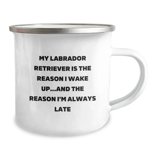 Funny Labrador Retriever Dog Gifts for Him - Camping Mug - Valentine's Unique Gifts from Men to Friends - Image 2