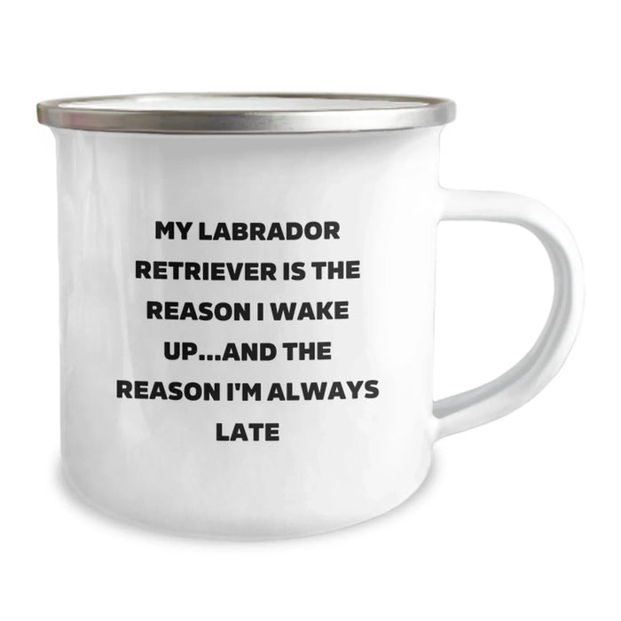 Funny Labrador Retriever Dog Gifts for Him - Camping Mug - Valentine's Unique Gifts from Men to Friends - Image 2