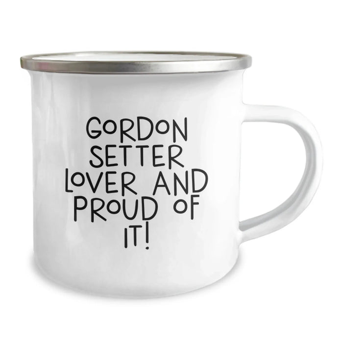 Gordon Setter Dog Lover's Funny Birthday Unique Gift for Guys - Unique Camping Mug from Friends, Perfect for Gordon Setter Enthusiasts - Image 2