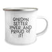 Gordon Setter Dog Lover's Funny Birthday Unique Gift for Guys - Unique Camping Mug from Friends, Perfect for Gordon Setter Enthusiasts - Image 2