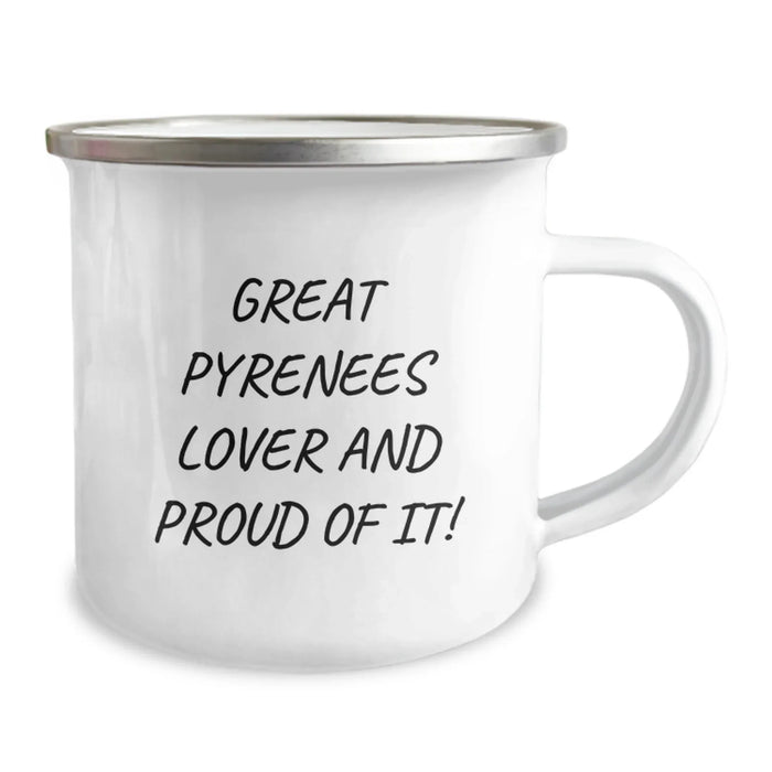 Great Pyrenees Dog Lover Funny Camping Mug Gifts from Men Friends to Great Pyrenees Dog Owners Birthday Unique Gifts - Image 2