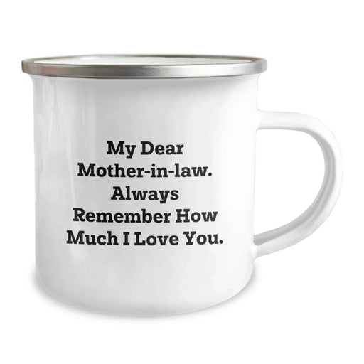 Funny Mom-in-law Gifts for Her - Christmas Unique Presents from Men to Women - Camping Mug - Image 2
