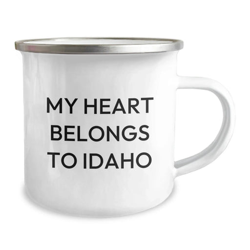 Funny Idaho Gift for Camping Lovers, My Heart Belongs To Idaho, Unique Birthday Unique Gifts from Friends to Family - Image 2