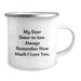 Funny Sister-in-law Gifts from Men, Sister-in-law Camping Mug with My Dear Sister-in-law. Always Remember How Much I Love You., Christmas Unique Ideas - Image 2