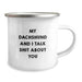 Dachshund Dog Lover's Funny Camping Mug Gifts from Men to Dachshund Dog Owners on Valentine's - Image 2