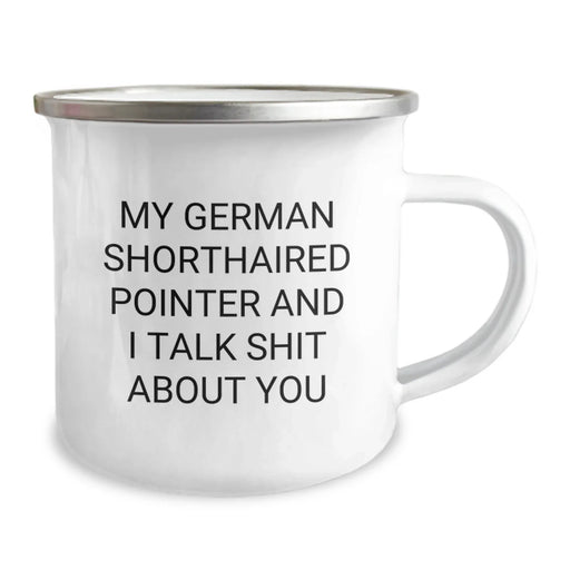 German Shorthaired Pointer Dog Lover's Funny Camping Mug for Men from Friends, Perfect Christmas Unique Gifts for German Shorthaired Pointer Dog Owners and Hunters - Image 2