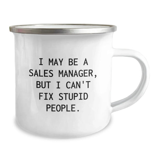 Funny Sales Manager Gifts for Men, Christmas Unique Gifts from Coworkers, Camping Mug I May Be A Sales Manager - Image 2
