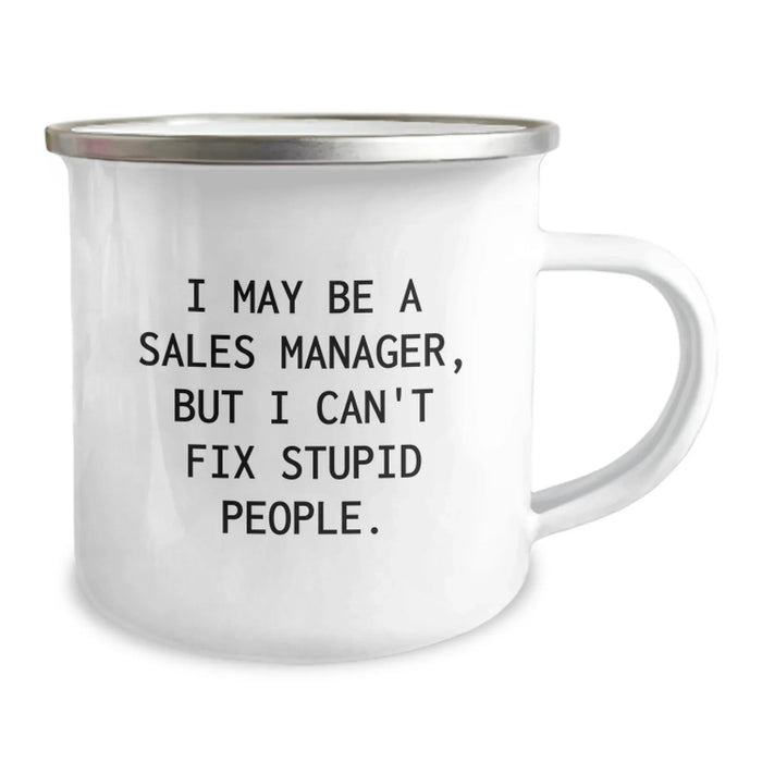 Funny Sales Manager Gifts for Men, Christmas Unique Gifts from Coworkers, Camping Mug I May Be A Sales Manager - Image 2