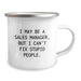 Funny Sales Manager Gifts for Men, Christmas Unique Gifts from Coworkers, Camping Mug I May Be A Sales Manager - Image 2