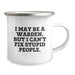 Fun Warden Camping Mug Gifts from Friends to Warden Men, Funny Christmas Unique Gifts - Image 2