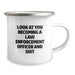 Funny Law Enforcement Officer Camping Mug, Gifts from Friends to Law Enforcement Officer, Birthday Unique Gift Ideas, 'Look At You Becoming A Law Enforcement Officer And Shit' - Image 2