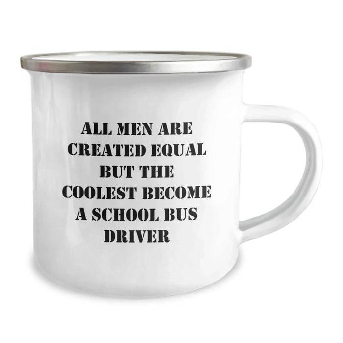Funny School Bus Driver Gifts from Friends for Men - Christmas Unique Mugs with All Men Quote - Image 2