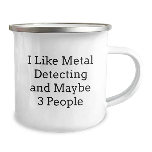 Funny Metal Detecting Gifts from Friends - Camping Mug for Men Metal Detectorists Christmas Unique Presents - Image 2