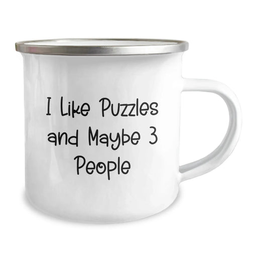 Funny Puzzles Camping Mug Gifts from Friends for Puzzles Lovers - Image 2
