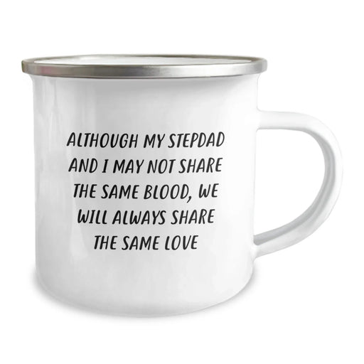 Funny Stepdad Gifts from Men for Him - Inspirational Camping Mug - Share the Same Love This Christmas - Image 2