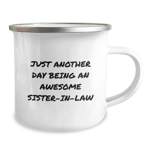 Fun Funny Sister-in-law Christmas Camping Mug Gifts from Family, Sister-in-law Gifts for Sister-in-law - Image 2