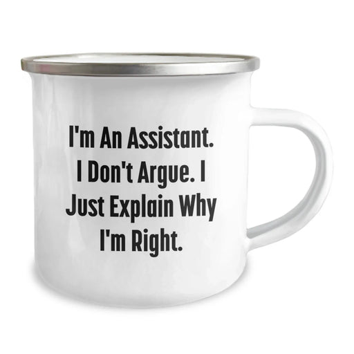Funny Assistant Gifts from Friends or Family for Assistant, Christmas Unique Mugs for Assistant, Camping Mug with Funny Quote - Image 2