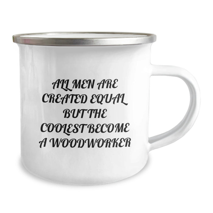 Woodworker Camping Mug Funny Quote Gifts from Men to Friends for Christmas Unique Presents - Image 2
