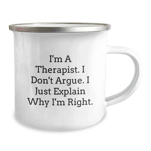 Funny Therapist Gifts for Camping Lovers - I'm Right Quote Christmas Unique Gifts from Friends to Therapist - Image 2