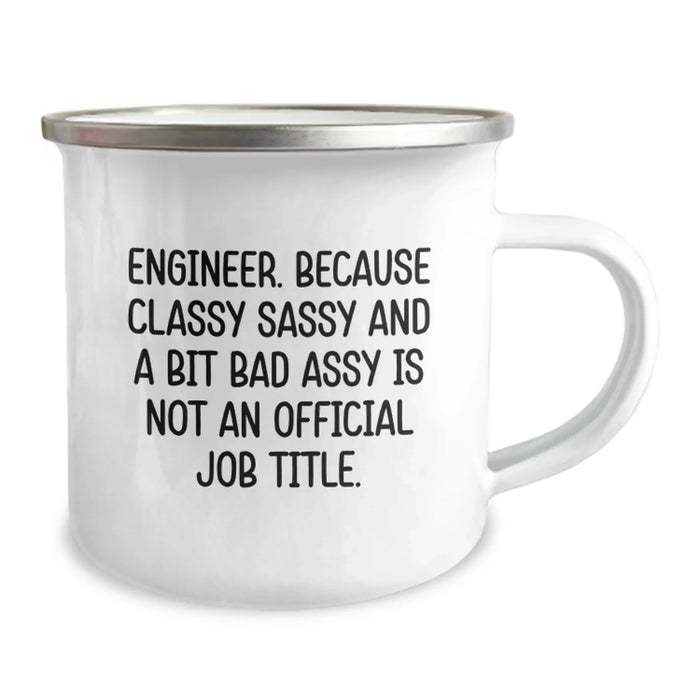 Engineer Gifts from Friends for Christmas - Funny Camping Mug, Engineer Mug, Unique Christmas Unique Gifts for Men, Engineer Appreciation - Image 2